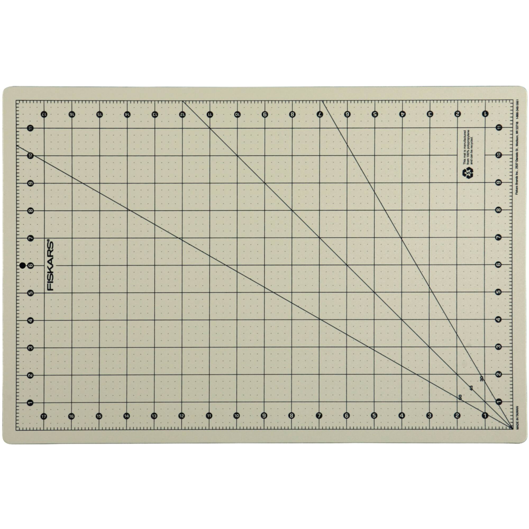 Fiskars® Self-Healing Eco Cutting Mat, 12" x 18"